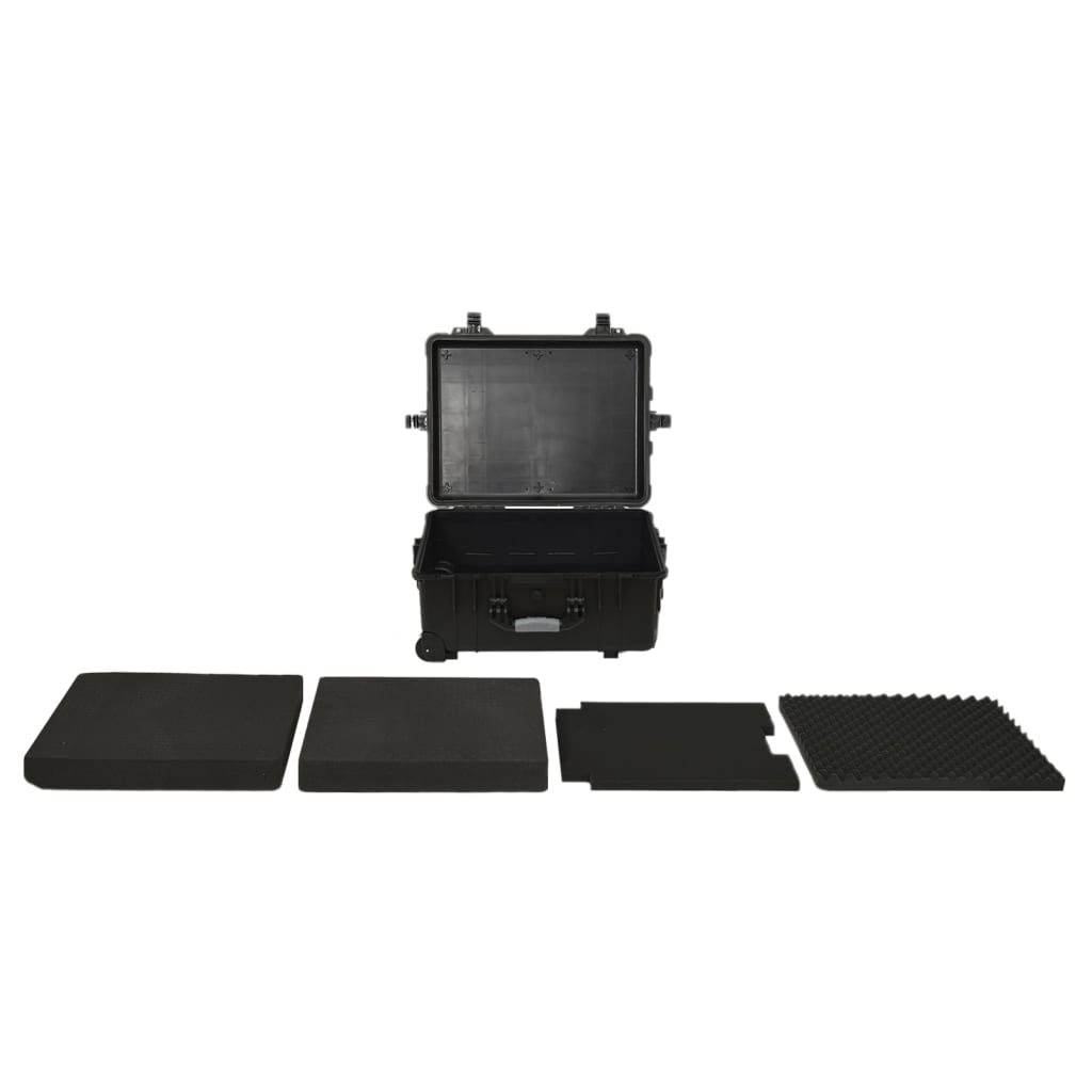 Flightcase Op Wieltjes Pp Zwart