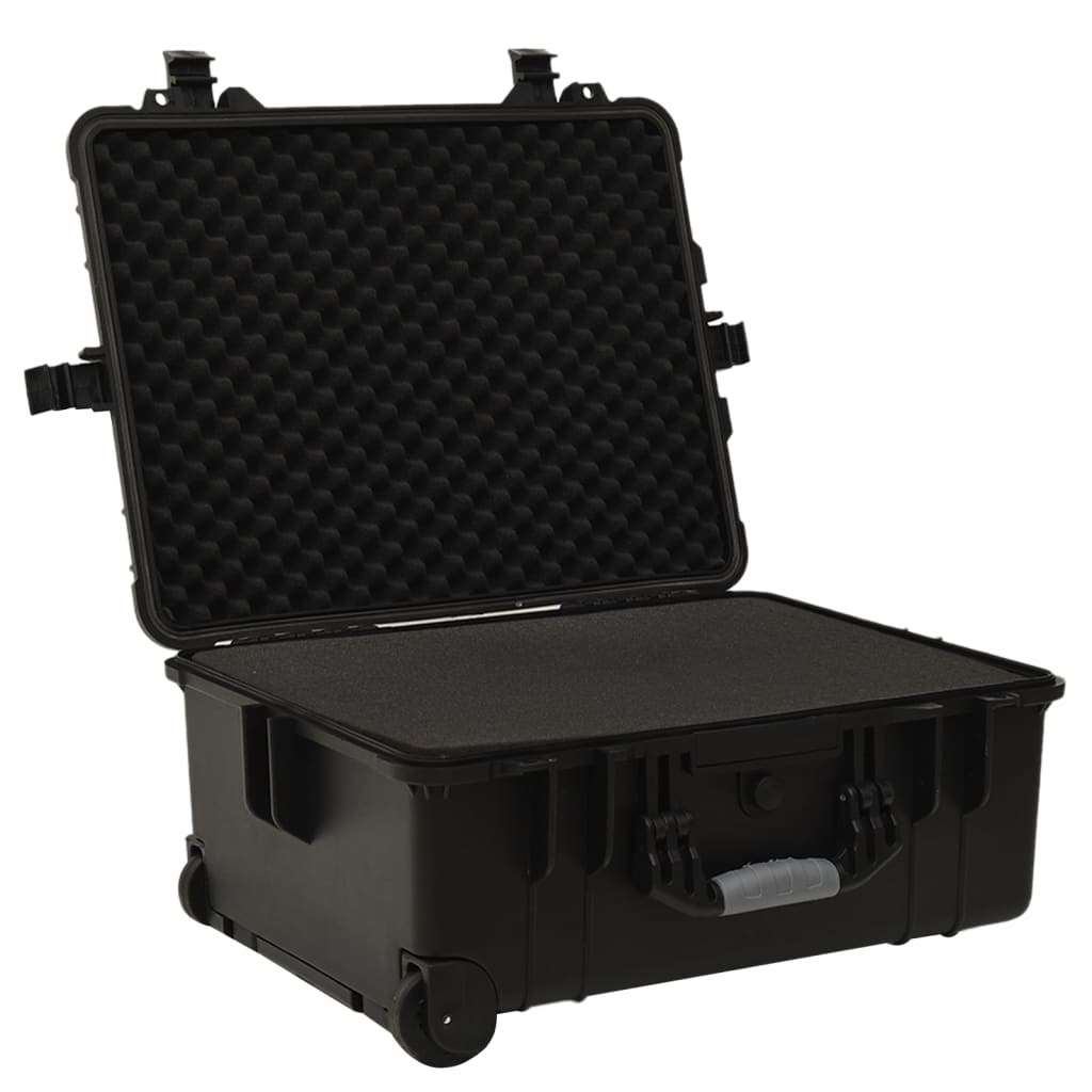 Flightcase Op Wieltjes Pp Zwart