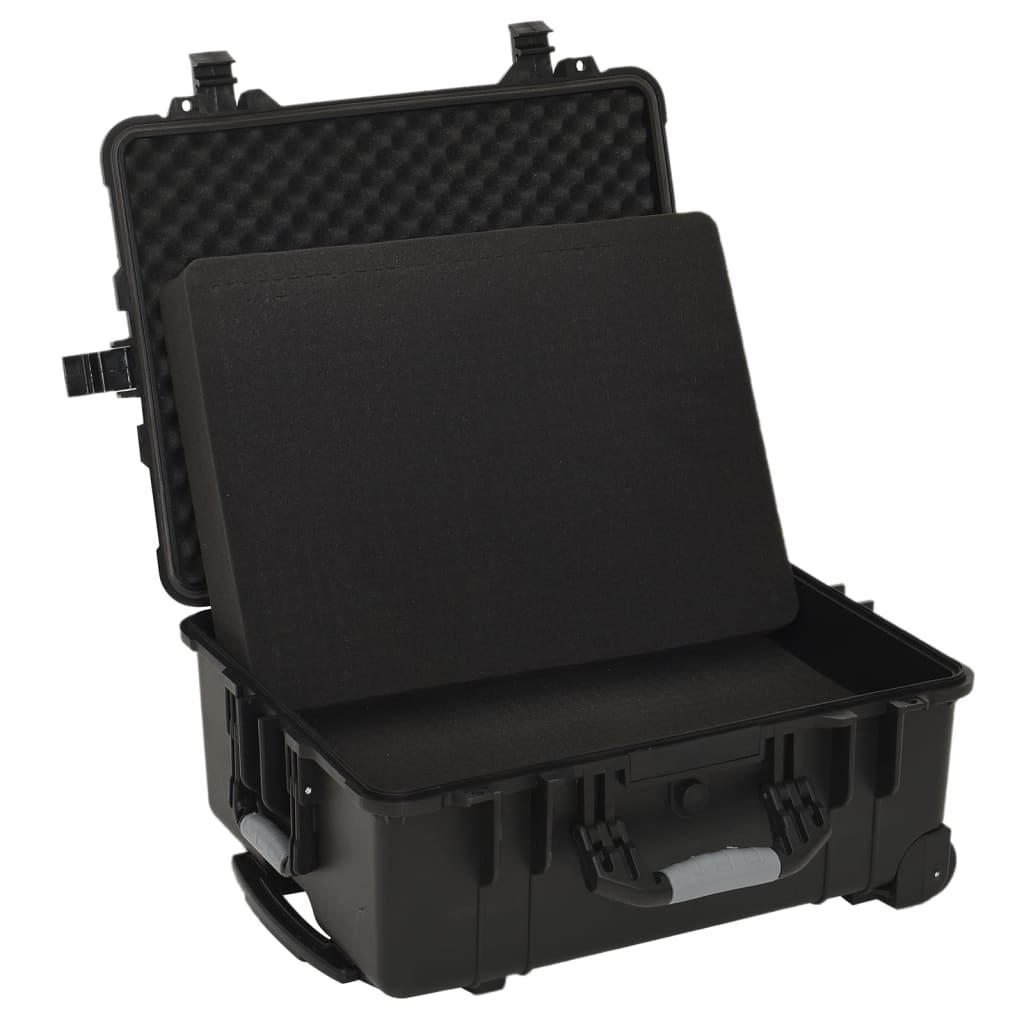 Flightcase Op Wieltjes Pp Zwart