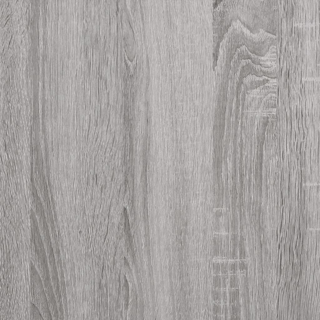 Bureau Met Kast Bewerkt Hout Eikenkleurig