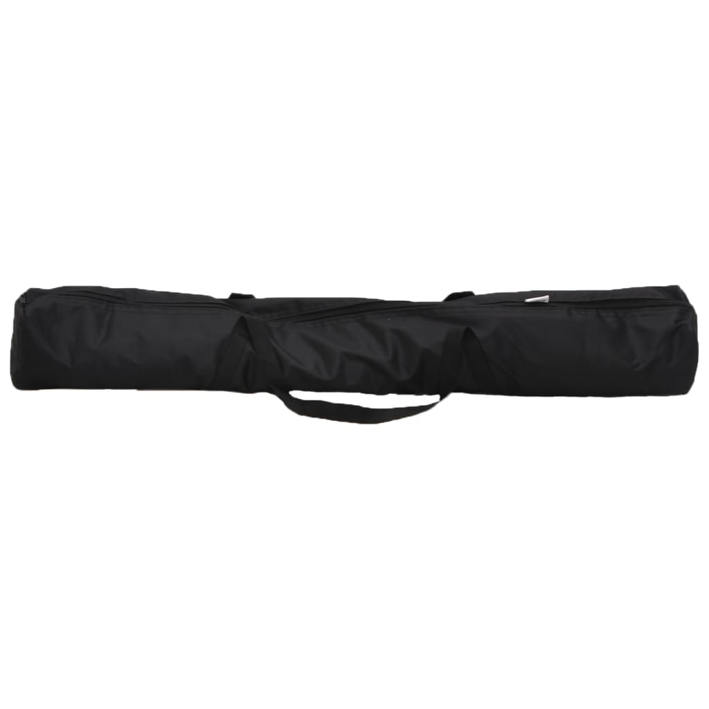Achtergrondstandaards 2 St 254X243 Cm Staal Zwart