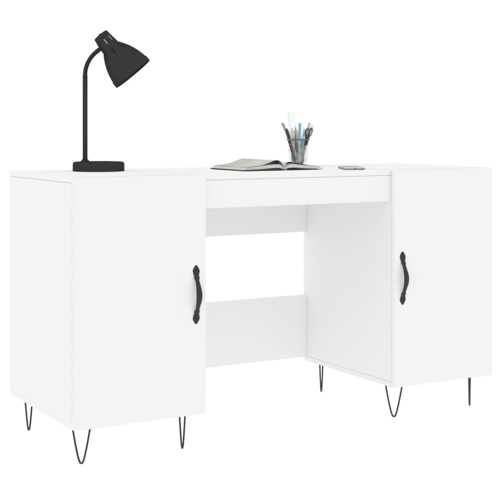 Bureau 140X50X75 Cm Bewerkt Hout