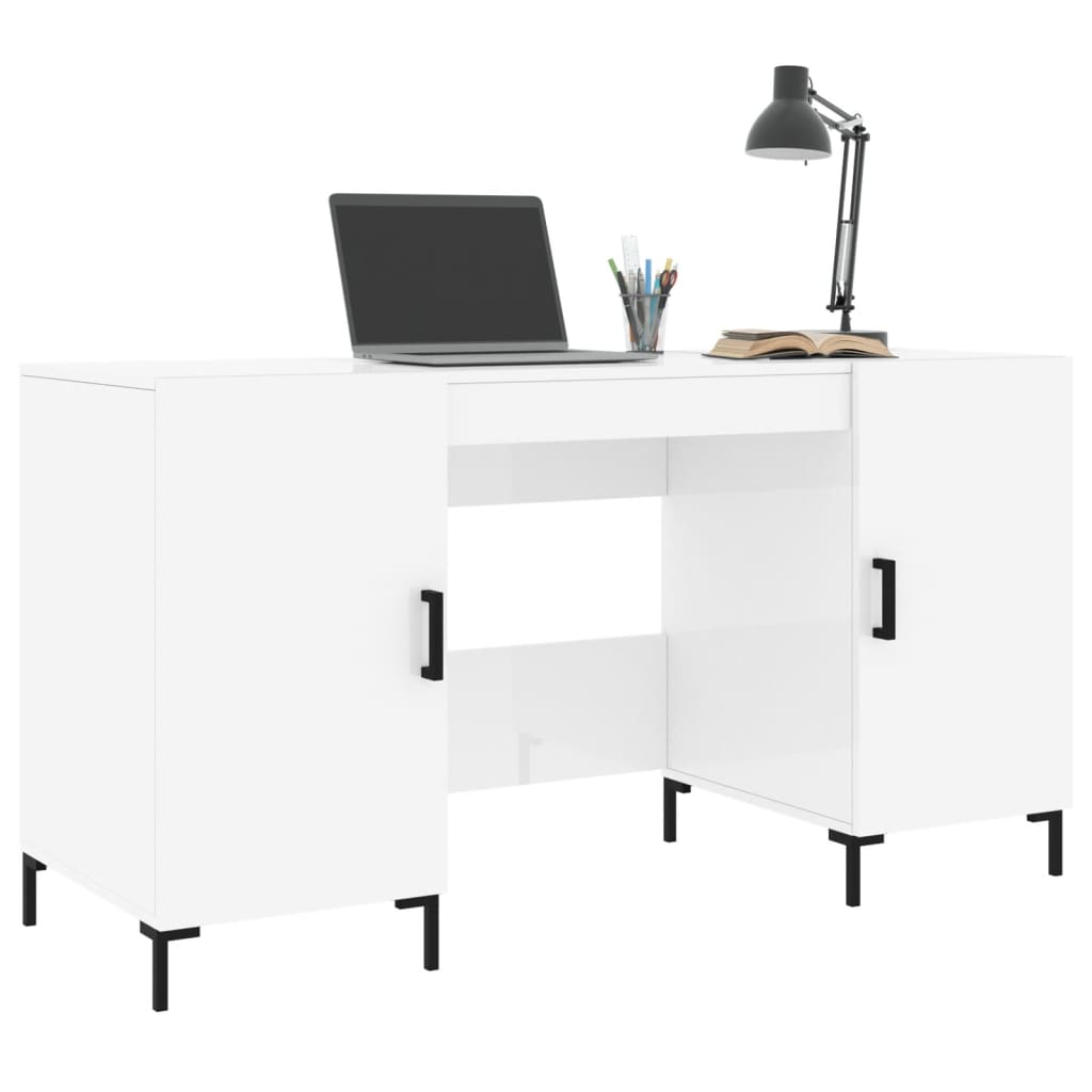 Bureau 140X50X75 Cm Bewerkt Hout