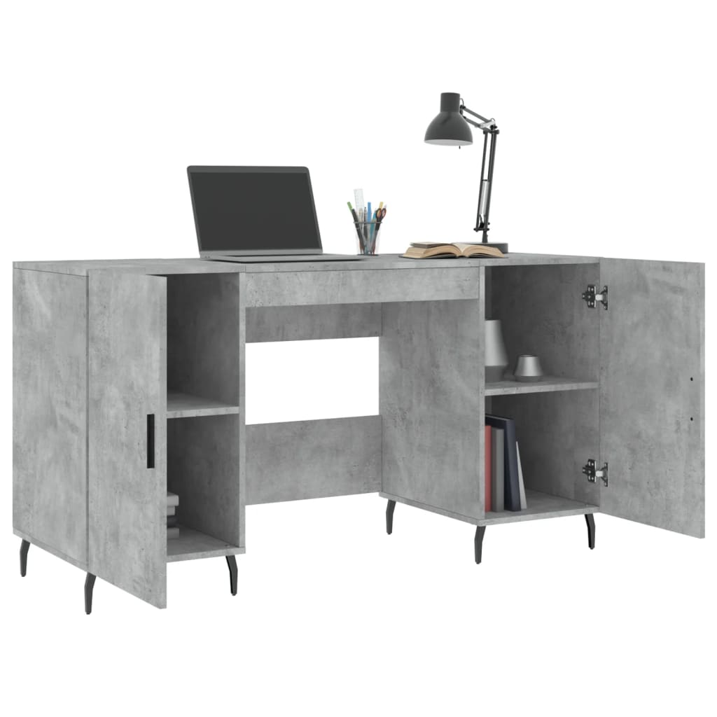 Bureau 140X50X75 Cm Bewerkt Hout