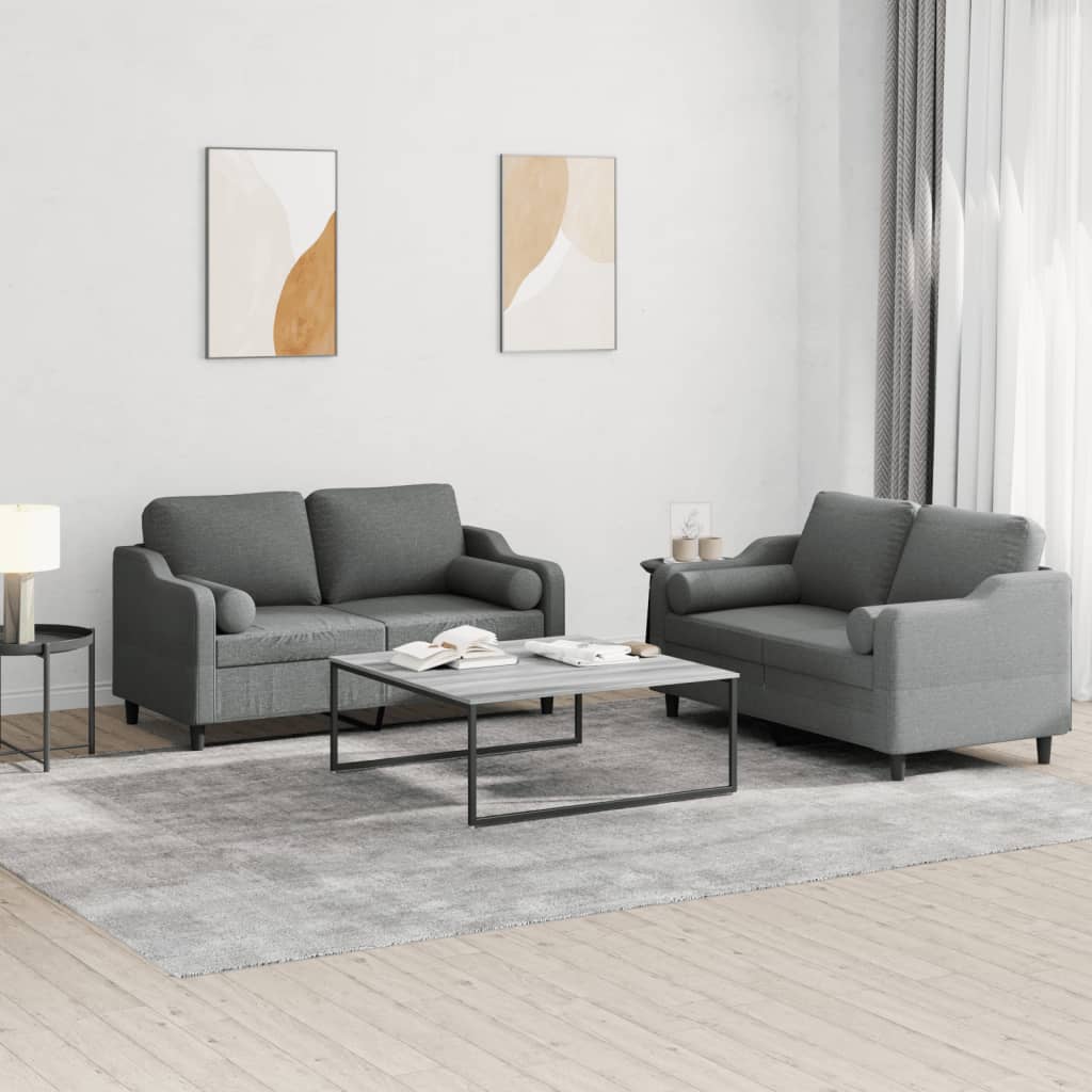 2-Delige Loungeset Stof Kleurig