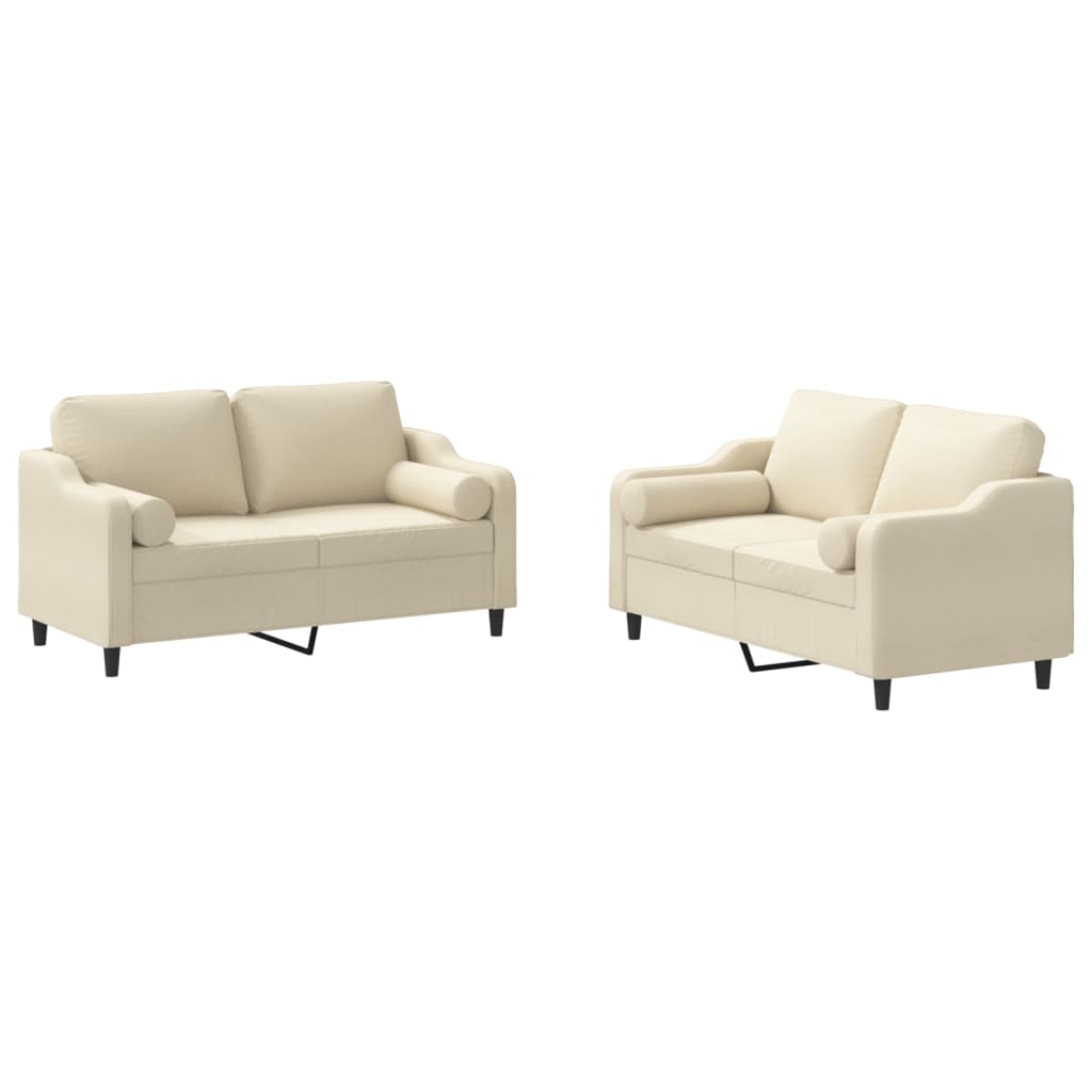 2-Delige Loungeset Stof Kleurig