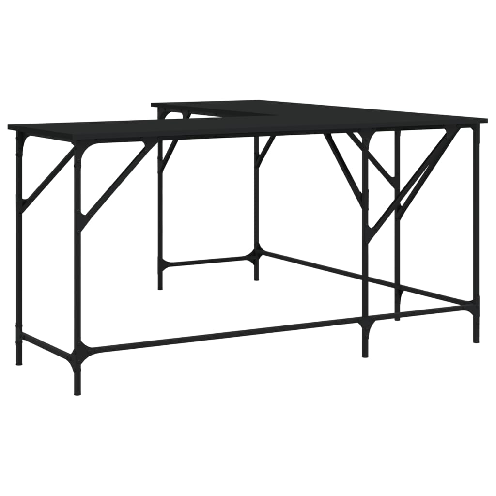 Bureau 149X149X75 Cm Bewerkt Hout
