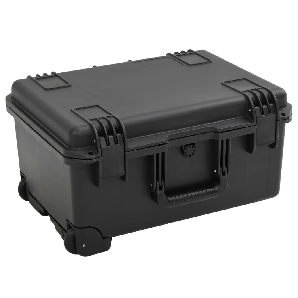 Flightcase Op Wieltjes Pp Zwart