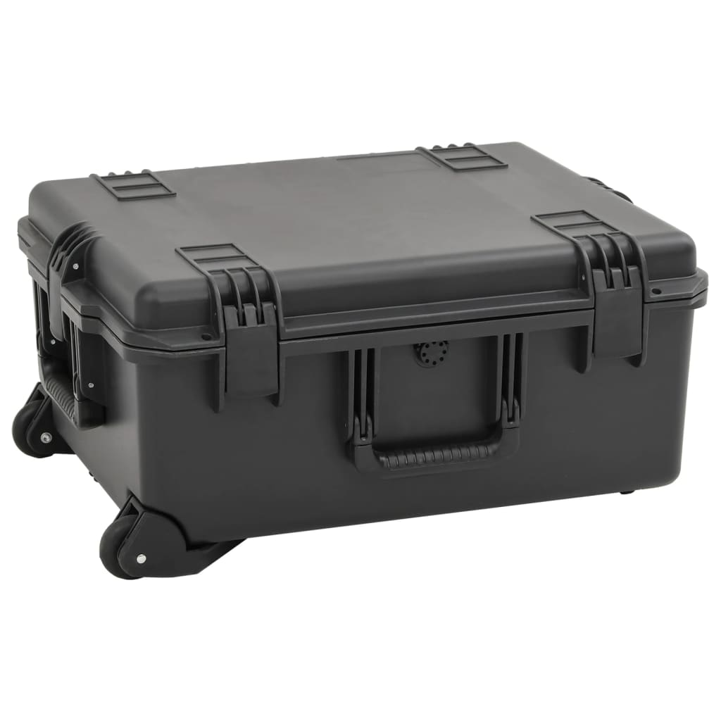 Flightcase Op Wieltjes Pp Zwart