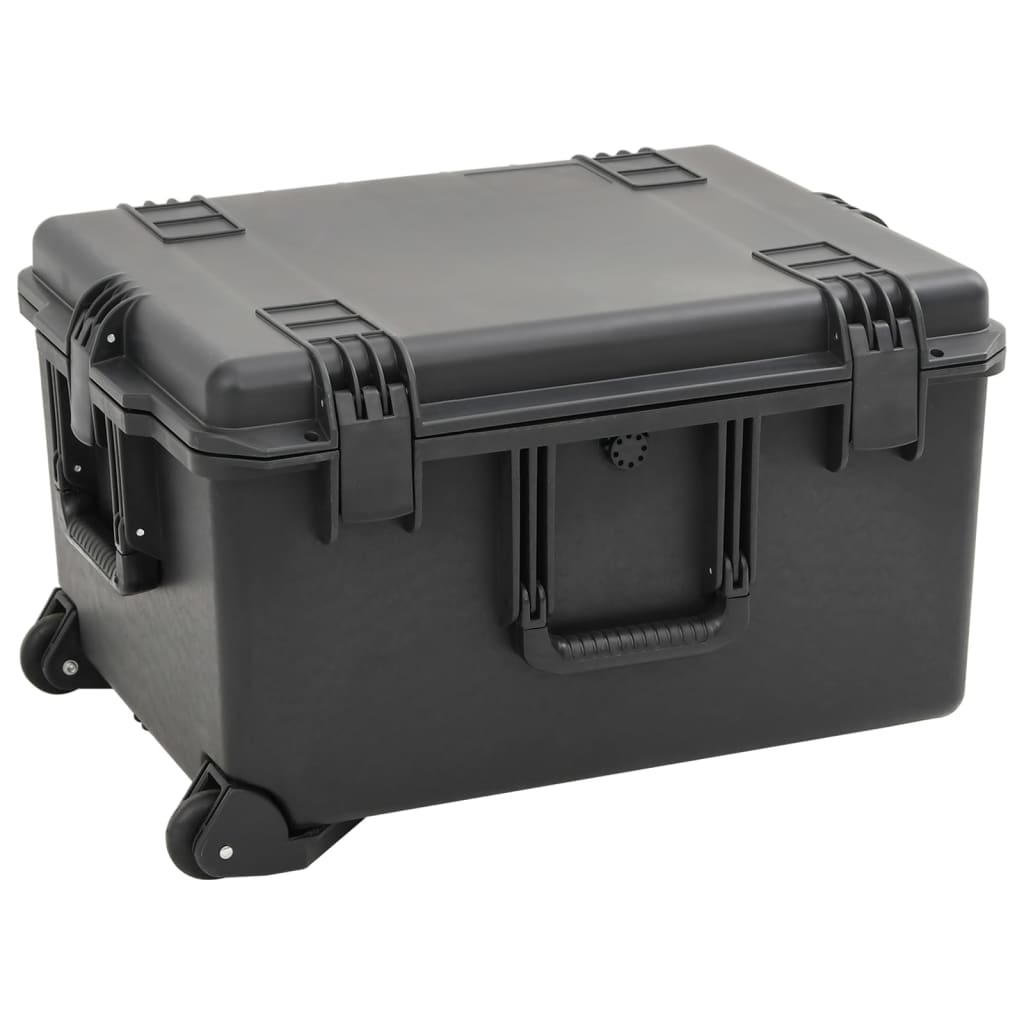 Flightcase Op Wieltjes Pp Zwart