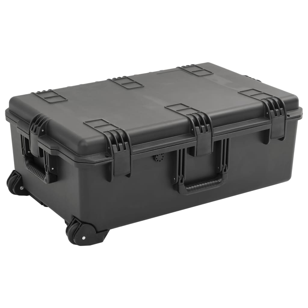 Flightcase Op Wieltjes Pp Zwart