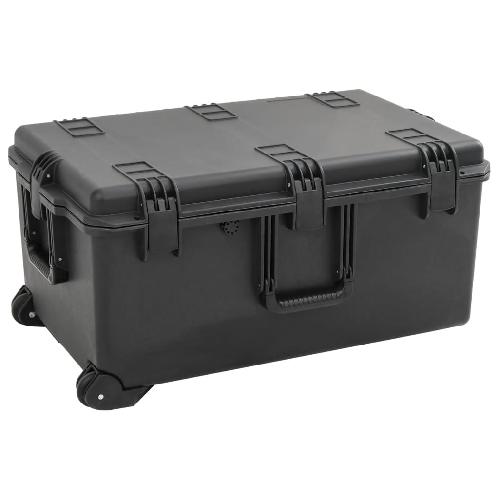 Flightcase Op Wieltjes Pp Zwart