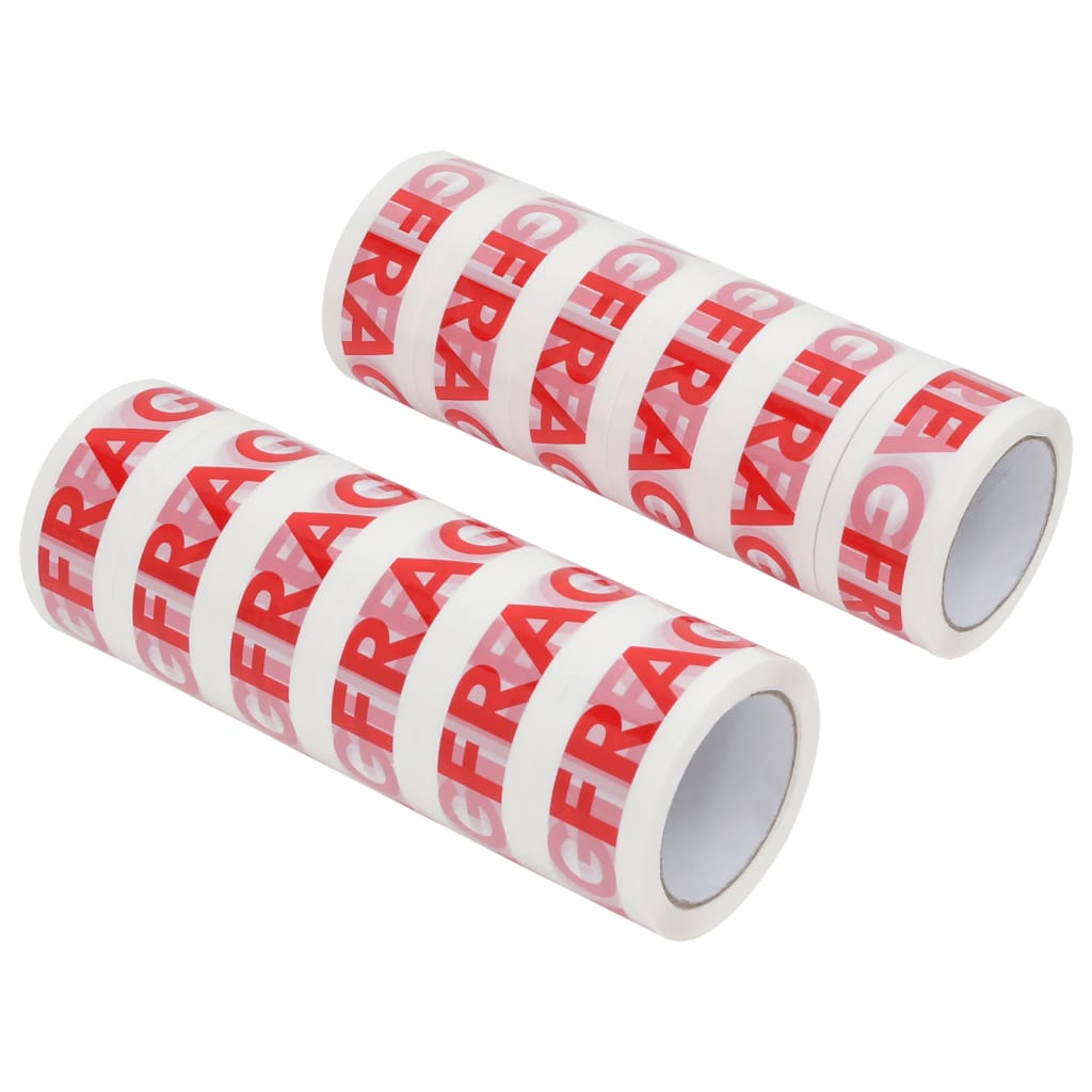 Verpakkingstapes Met Fragile-Print 48 Mmx66 M Wit