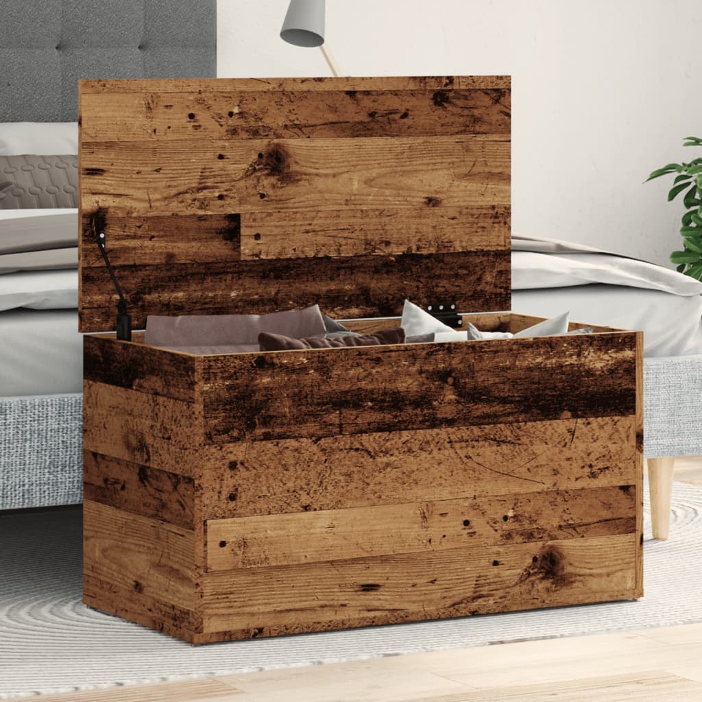 Opbergkist Bewerkt Hout