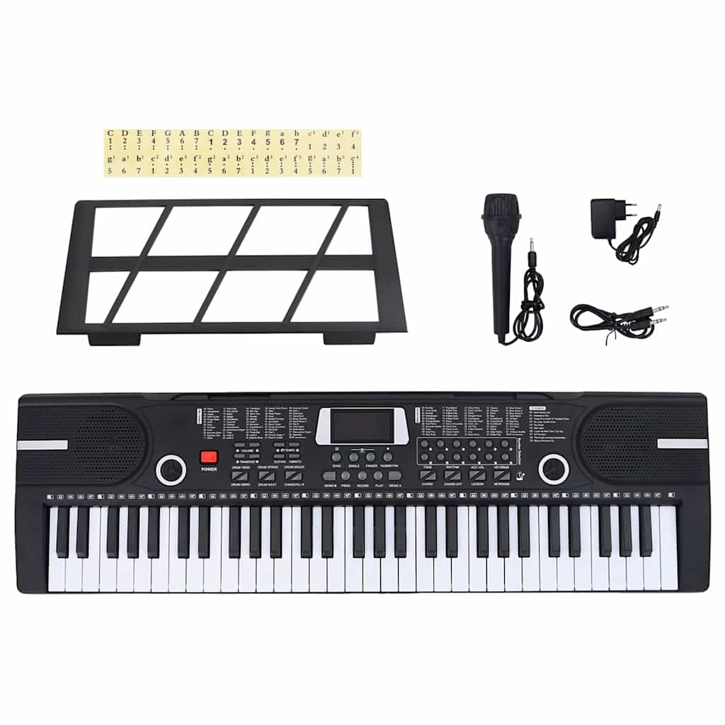61 Toetsen Piano Elektrisch Keyboard Met Muziekstandaard