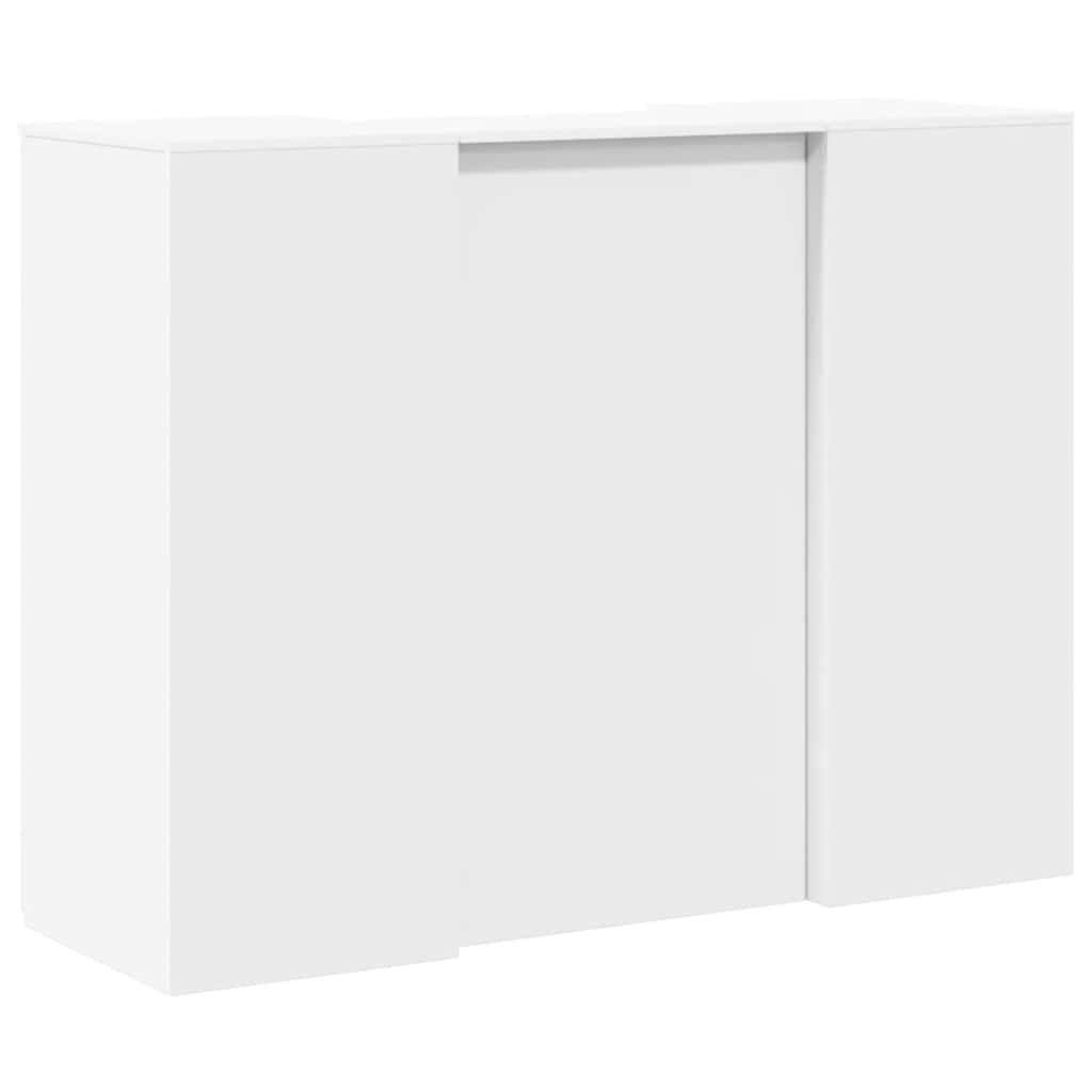 Receptiebalie 135X50X103,5 Cm Bewerkt Hout