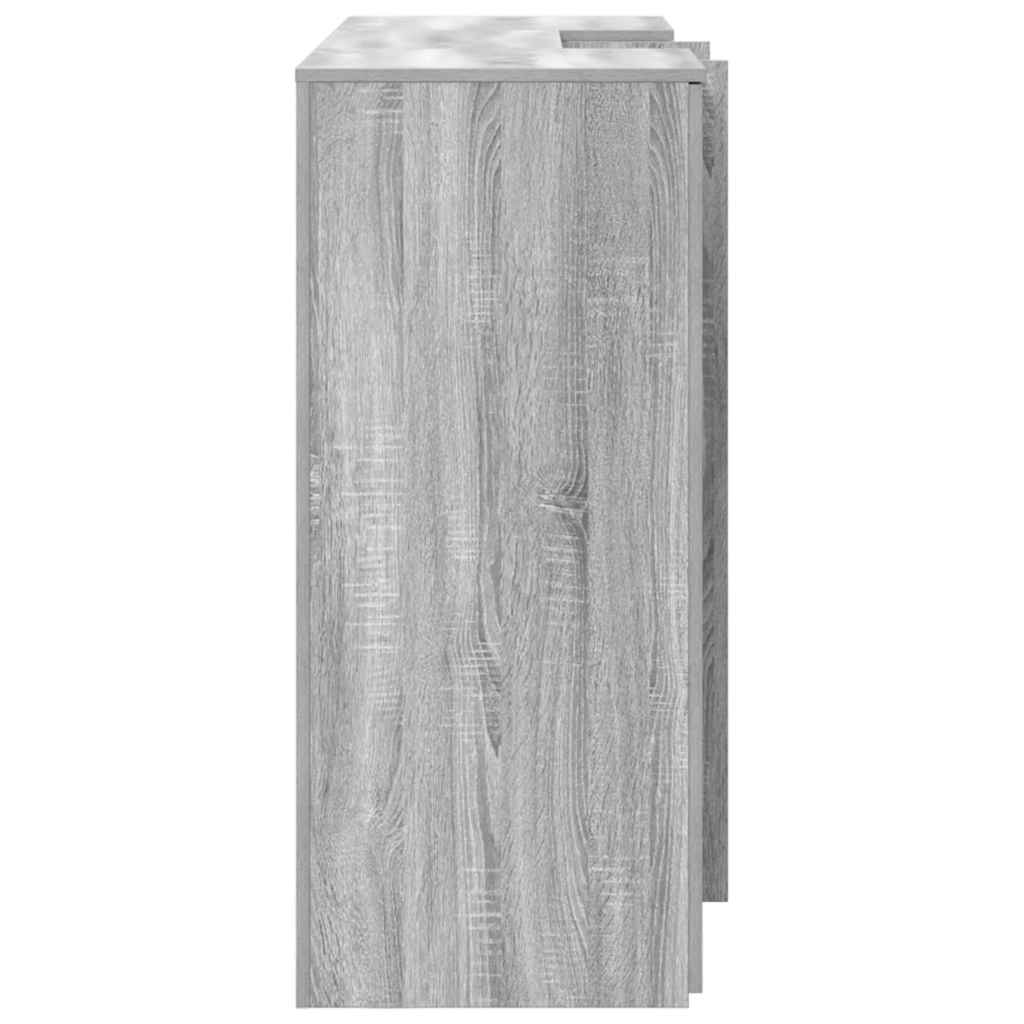 Receptiebalie 155X50X103,5 Cm Bewerkt Hout Grijs Sonoma Eiken