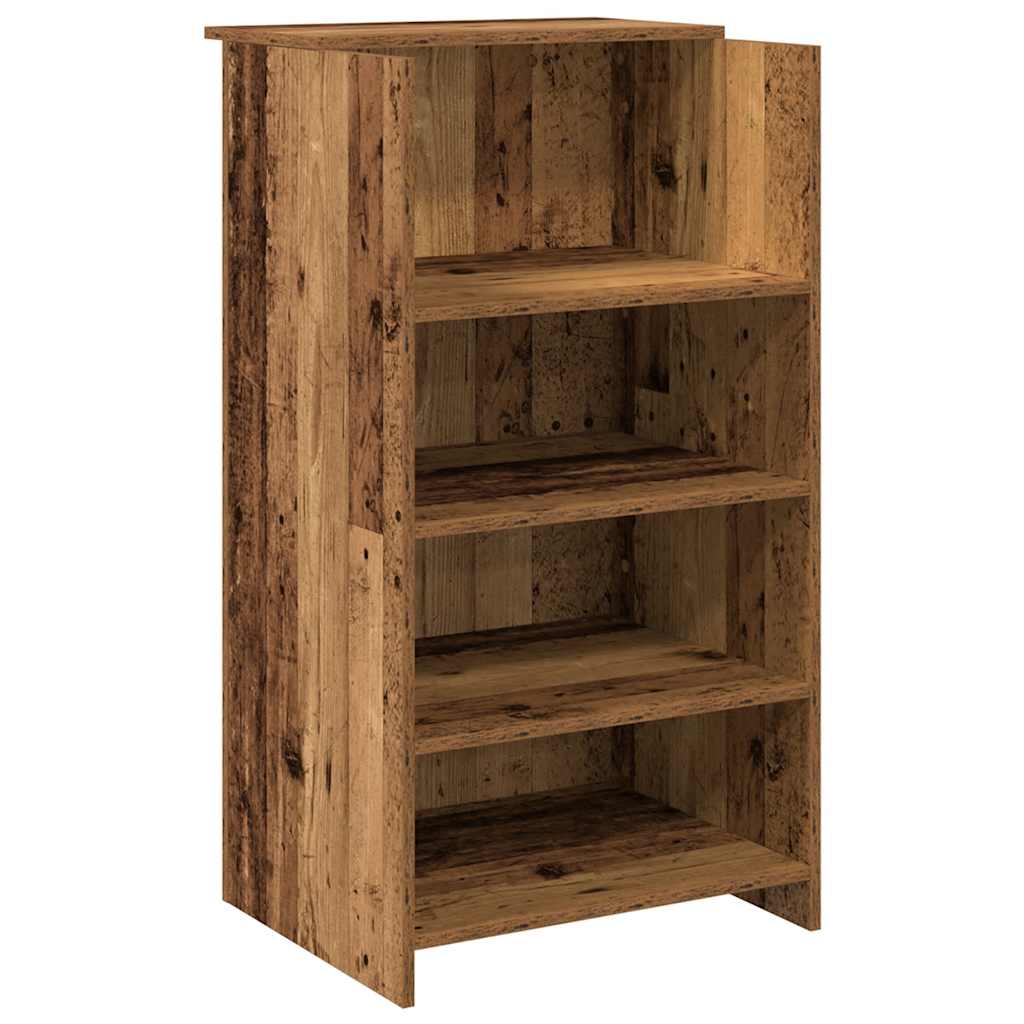 Receptiebalie 155X50X103,5 Cm Bewerkt Hout Kleurig