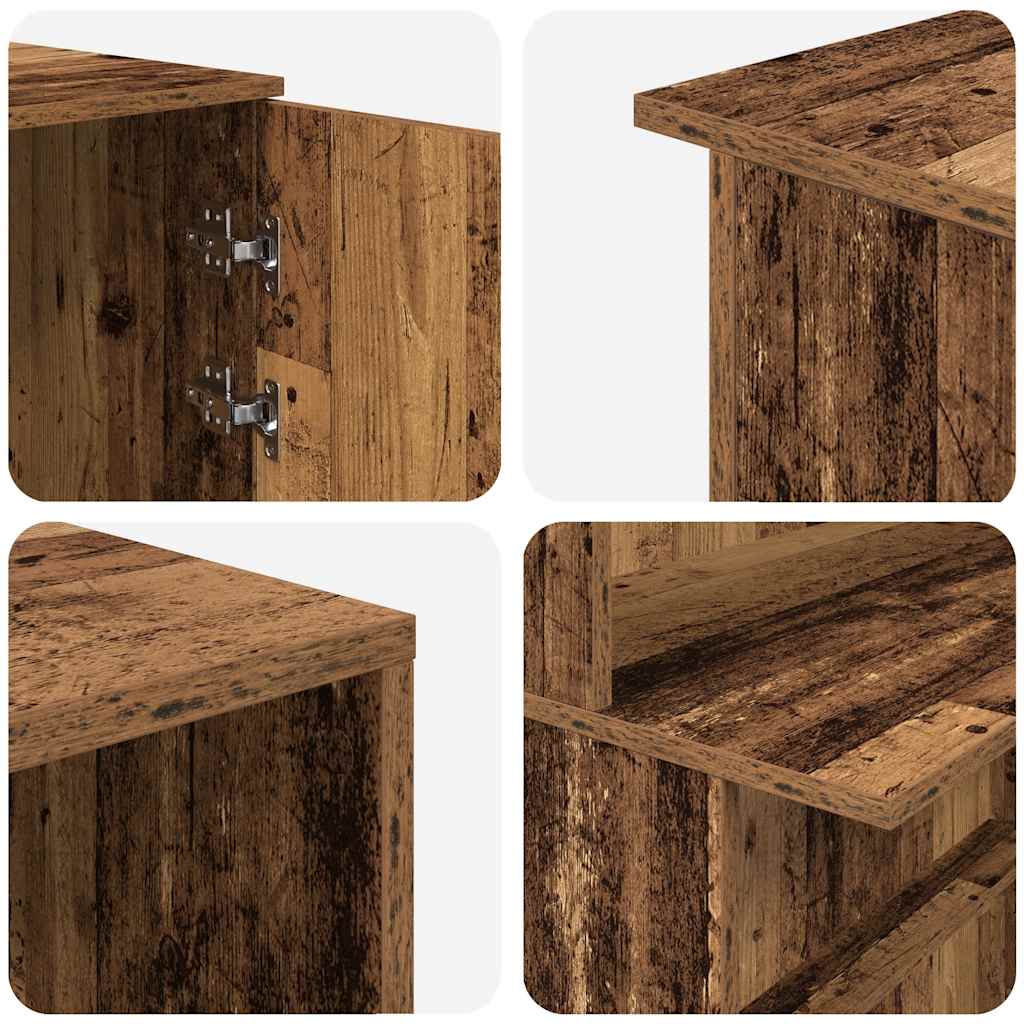 Receptiebalie 180X50X103,5 Cm Bewerkt Hout Kleurig