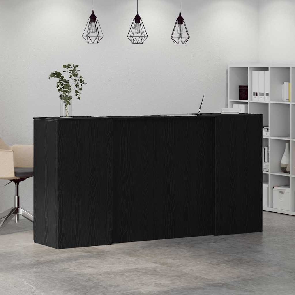 Receptiebalie 200X50X103,5 Cm Bewerkt Hout Eikenkleur