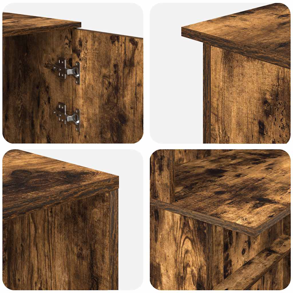 Receptiebalie 200X50X103,5 Cm Bewerkt Hout Kleurig
