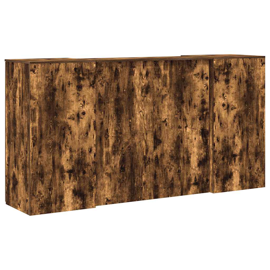 Receptiebalie 200X50X103,5 Cm Bewerkt Hout Kleurig