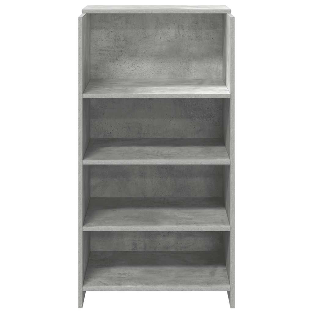 Receptiebalie 55X50X103,5 Cm Bewerkt Hout Betongrijs Wit
