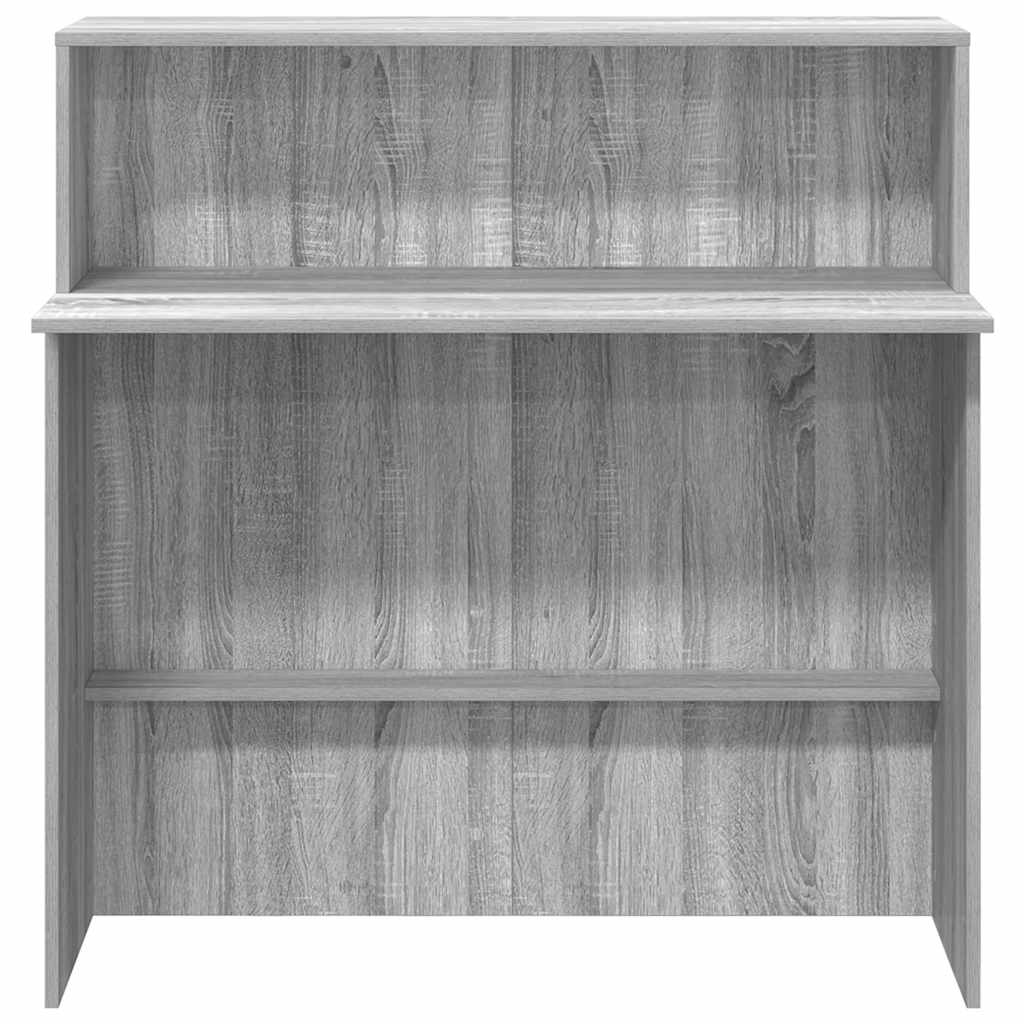 Receptiebalie 100X50X103,5 Cm Bewerkt Hout Eiken