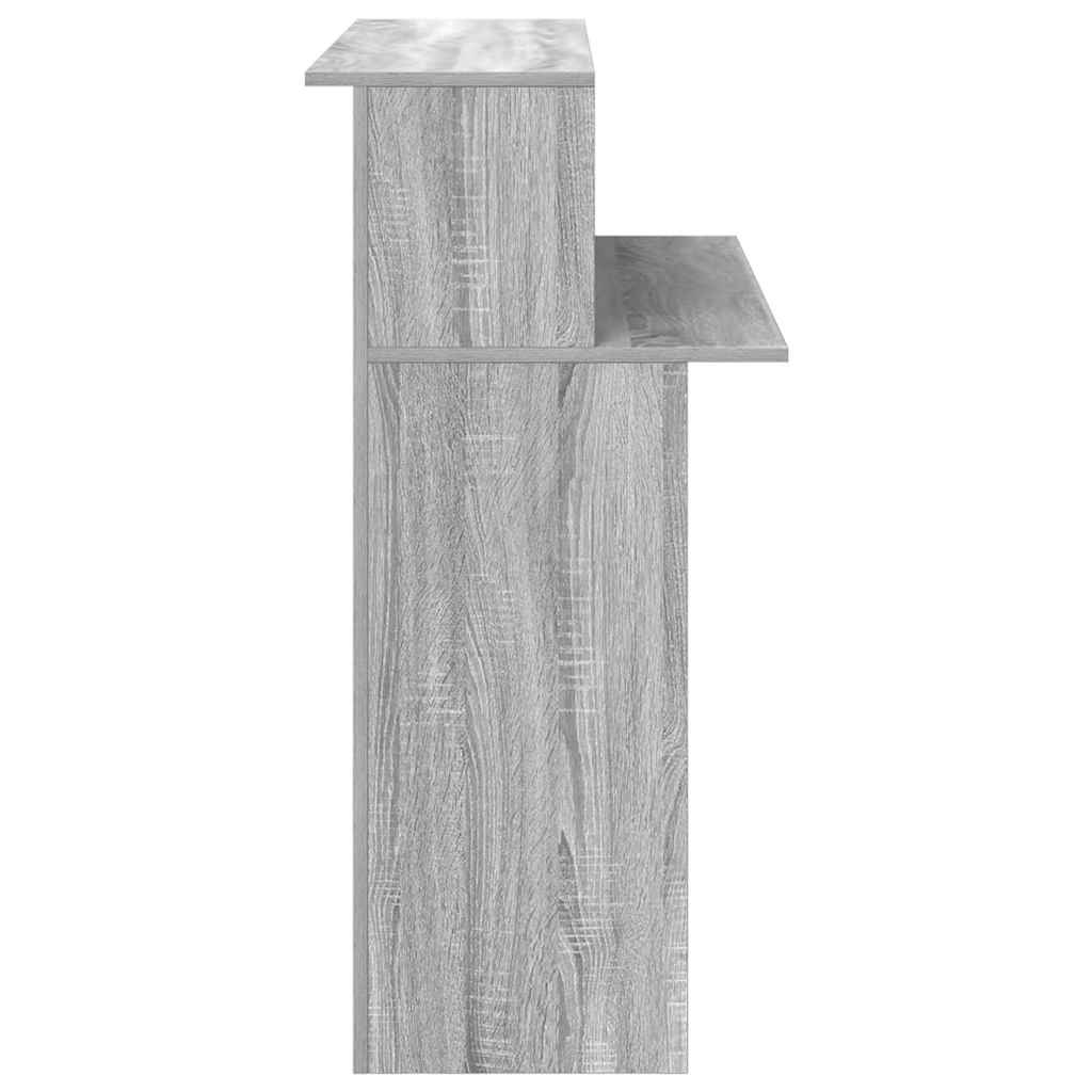 Receptiebalie 100X50X103,5 Cm Bewerkt Hout Eiken