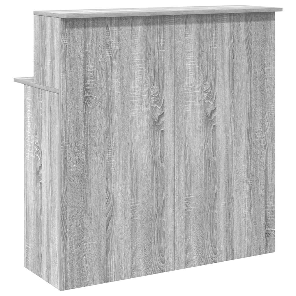 Receptiebalie 100X50X103,5 Cm Bewerkt Hout Eiken