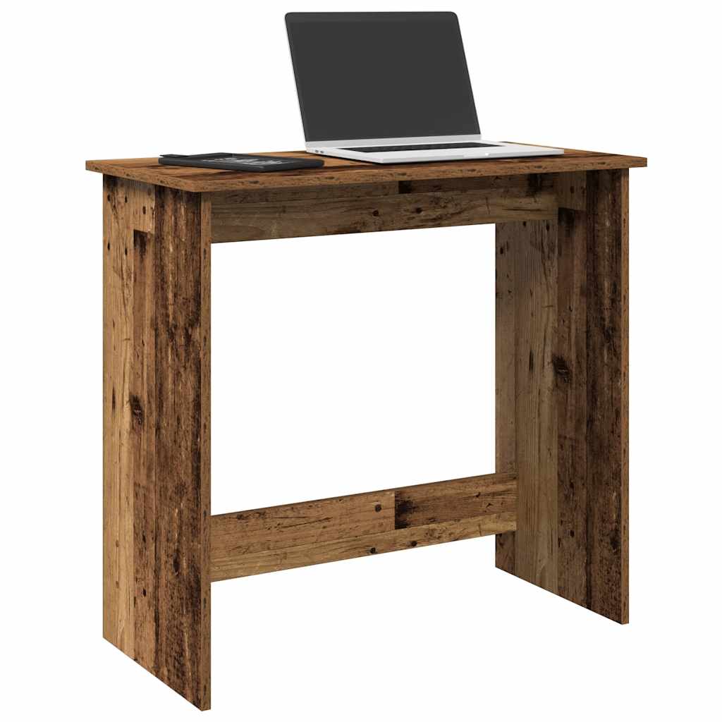 Bureau 80X40X75 Cm Bewerkt Hout Kleurig