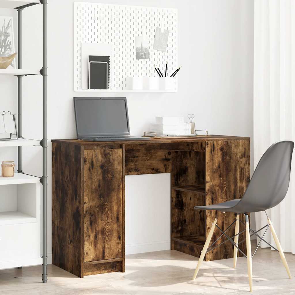 Bureau 120X42X76 Cm Spaanplaat Ambachtelijk Eikenkleurig