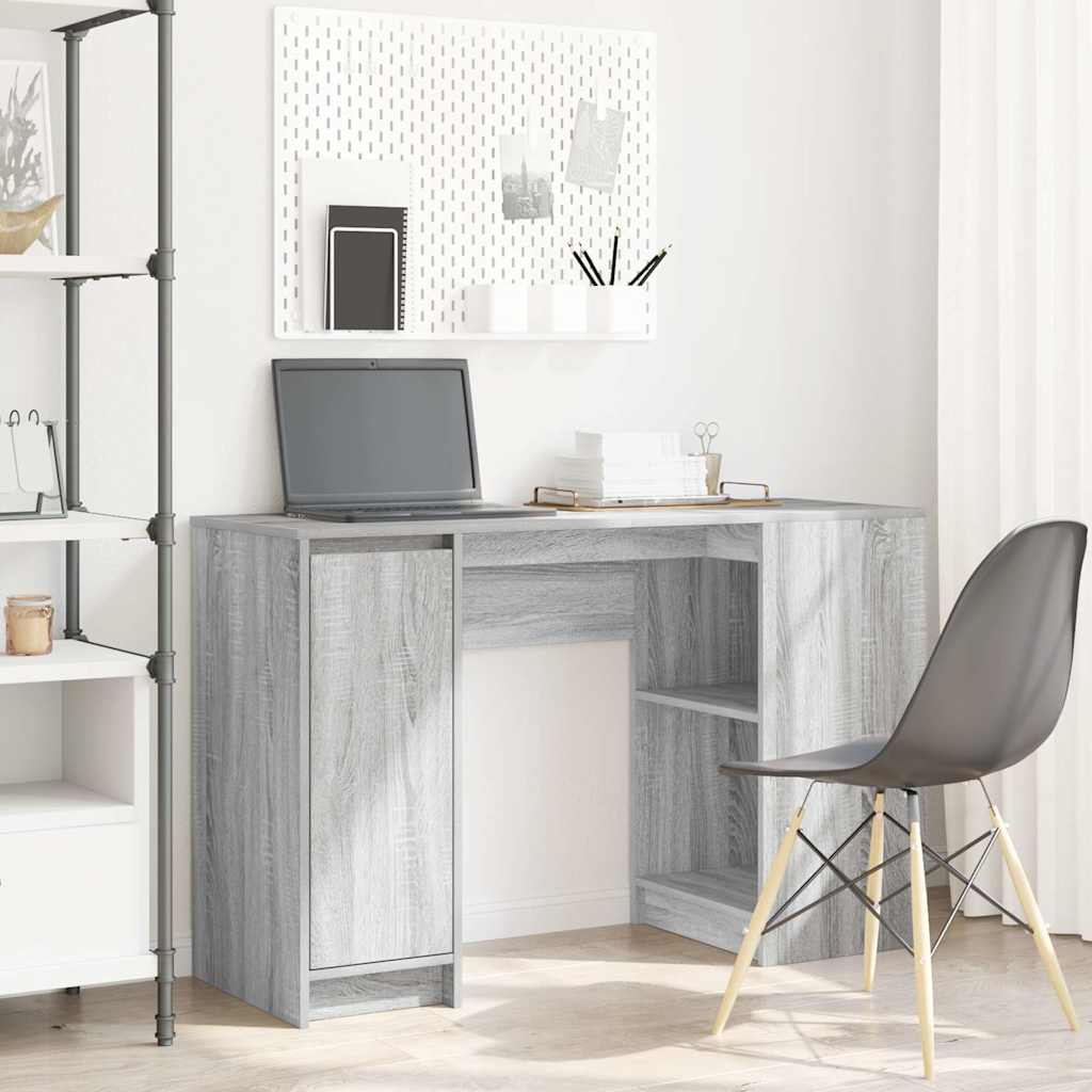 Bureau 120X42X76 Cm Spaanplaat Ambachtelijk Eikenkleurig