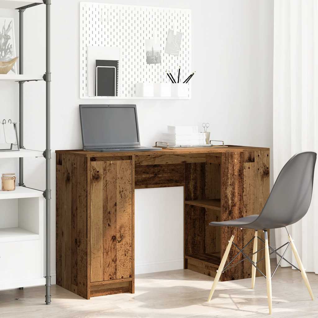 Bureau 120X42X76 Cm Spaanplaat Ambachtelijk Eikenkleurig