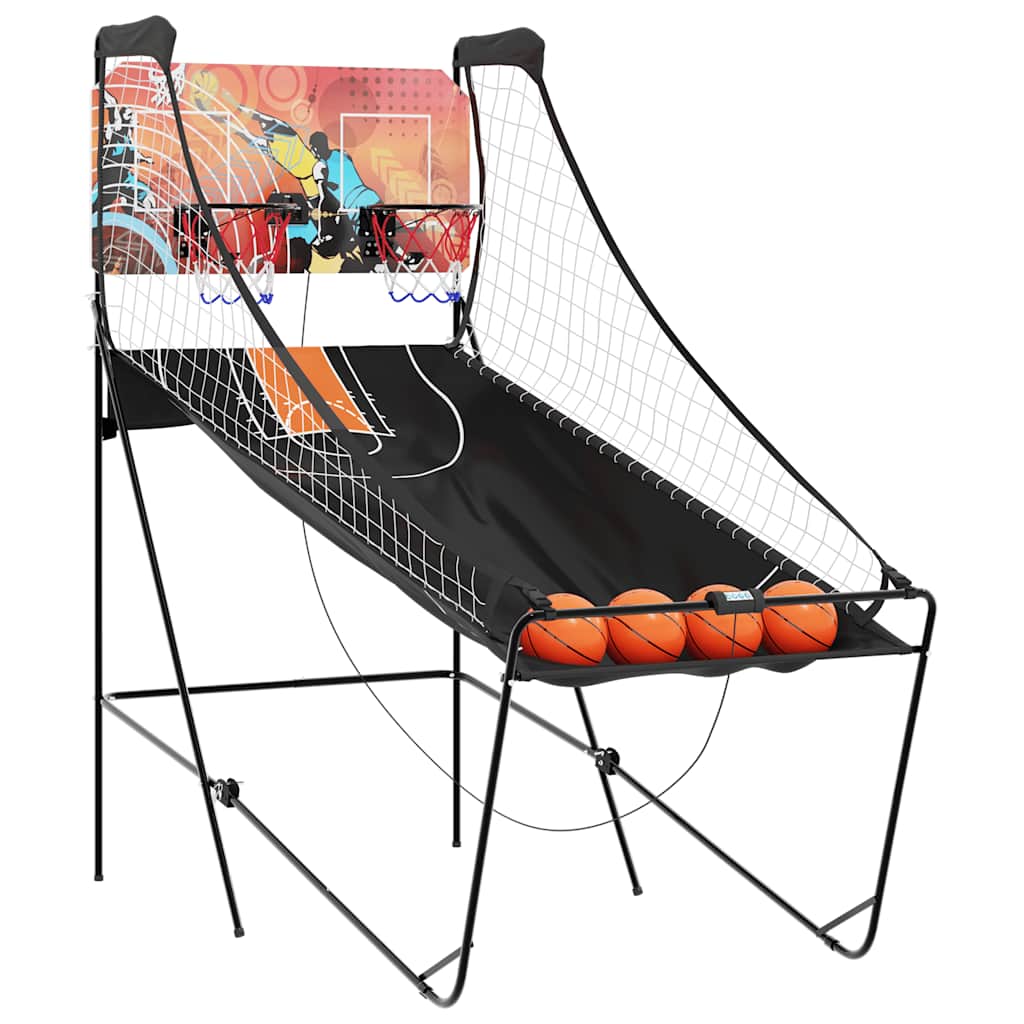 Basketbal Arcade Met 4 Ballen Voor 2 Spelers