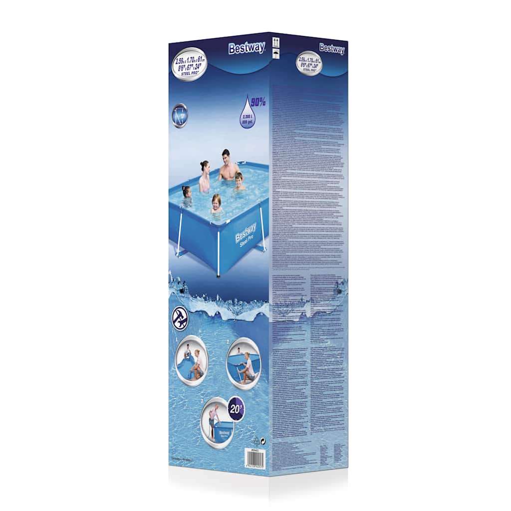 Bestway Zwembad Met Stalen Frame 56403