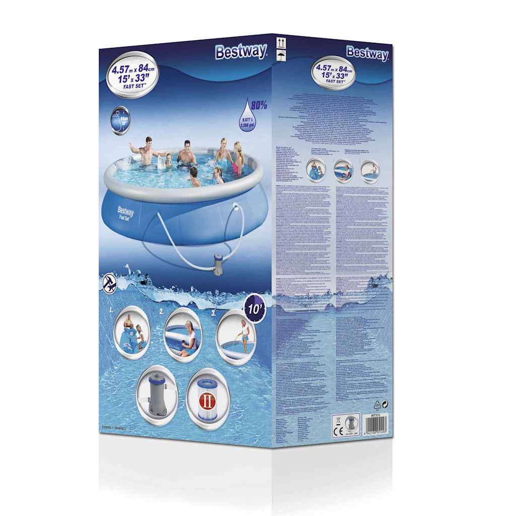 Bestway Fast Set Zwembadset 57313