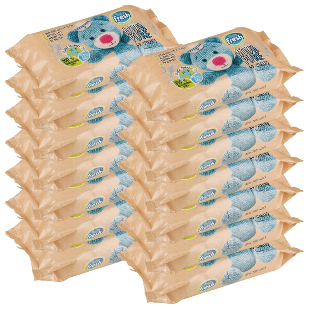 Babydoekjes 14 Pakken 840 Doekjes Antraciet