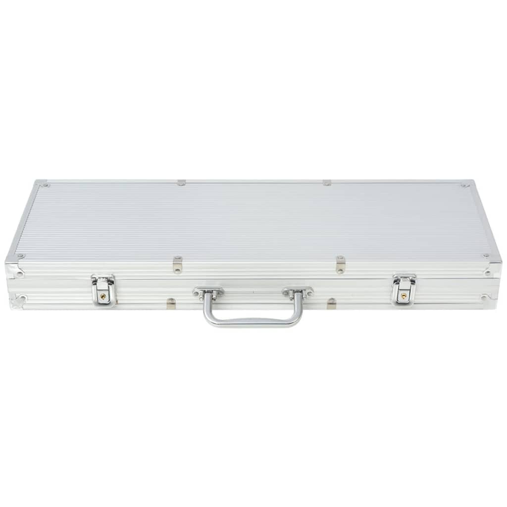 Pokerset Met 500 Chips Aluminium