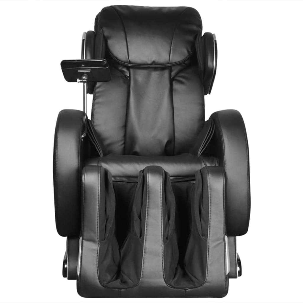 Massagestoel Met Super Screen Kunstleer Zwart