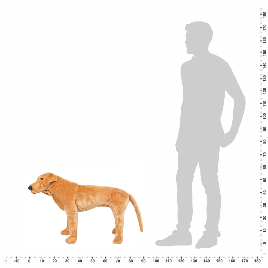 Speelgoedhond Labrador Staand Xxl Pluche Lichtbruin