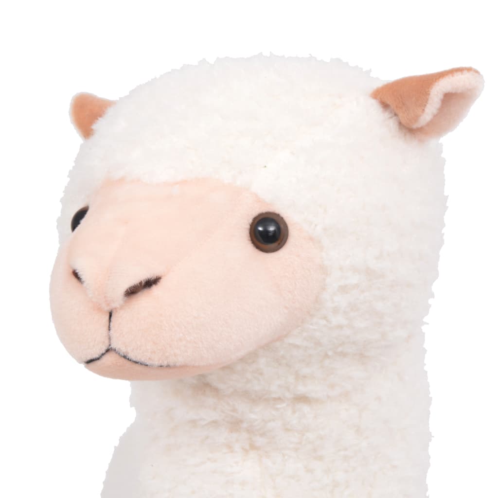 Speelgoedalpaca Staand Xxl Pluche Wit