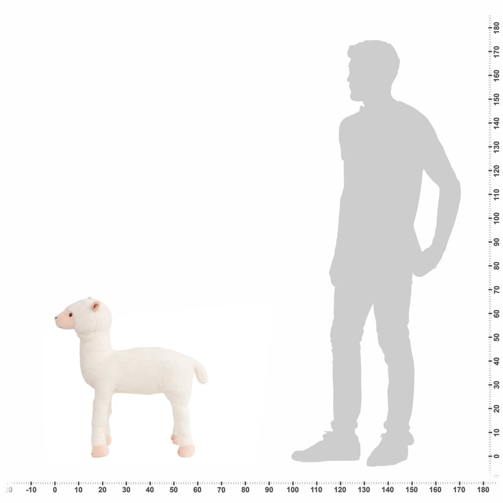 Speelgoedalpaca Staand Xxl Pluche Wit