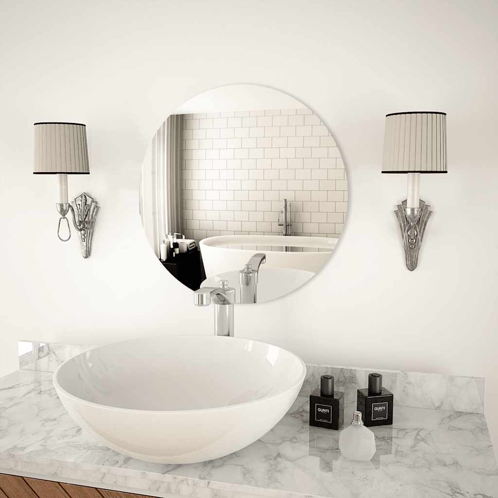 Wandspiegel Rond 40 Cm Glas