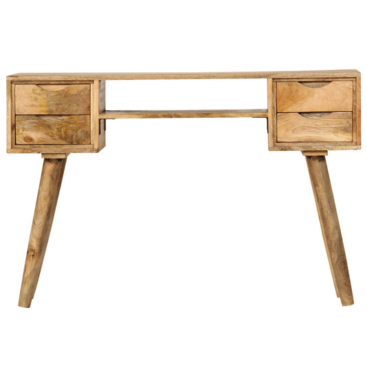 Schrijftafel 115X47X76 Cm Massief Mangohout
