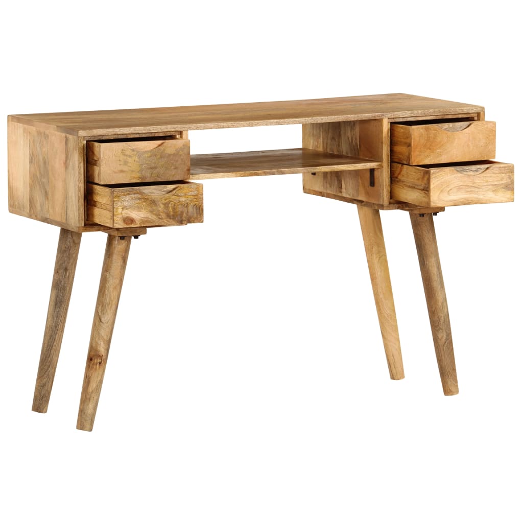 Schrijftafel 115X47X76 Cm Massief Mangohout