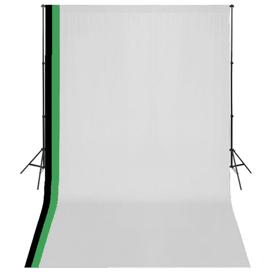 Fotostudioset Met 3 Katoenen Achtergronden En Frame