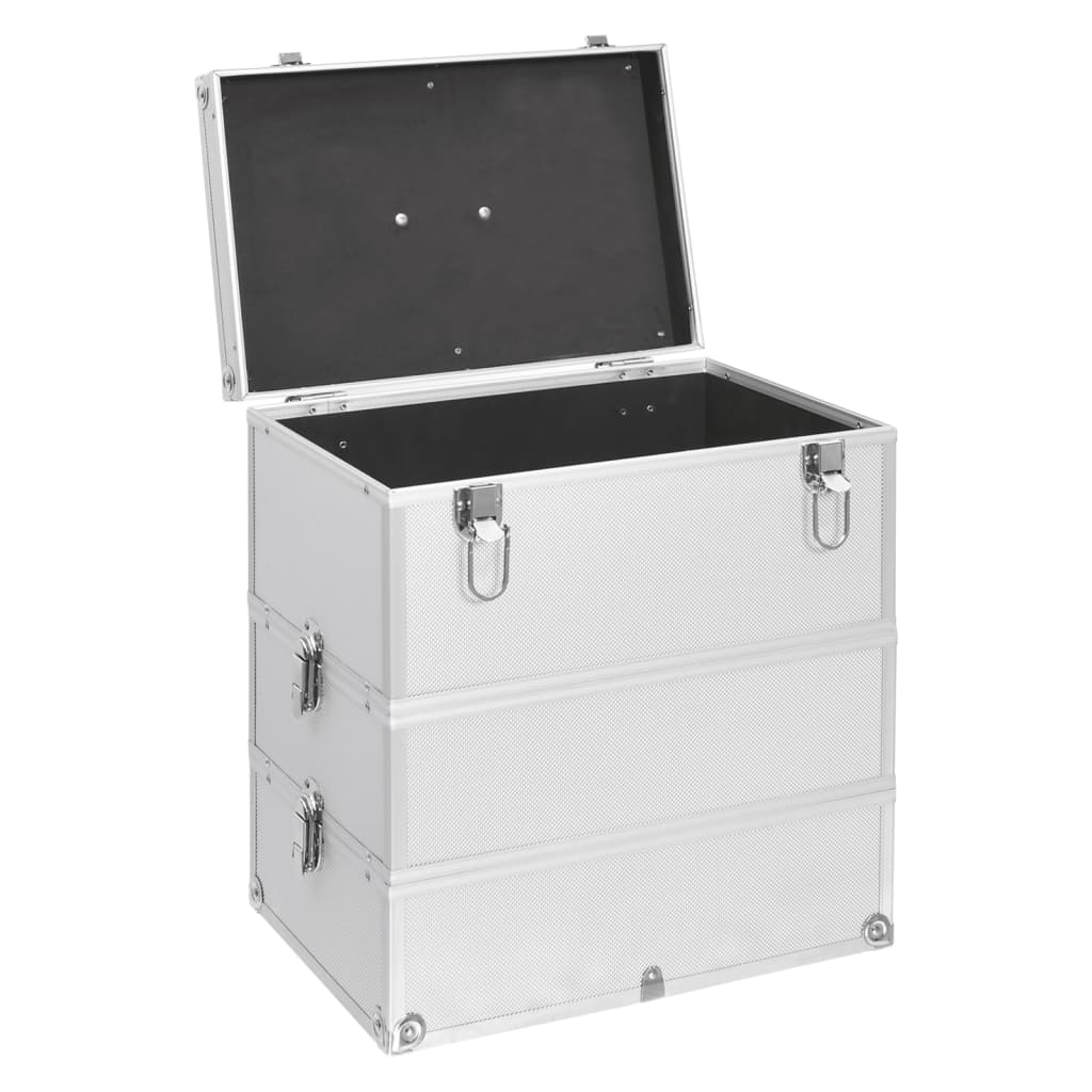 Make-Up Koffer 37X24X40 Cm Aluminium Kleurig