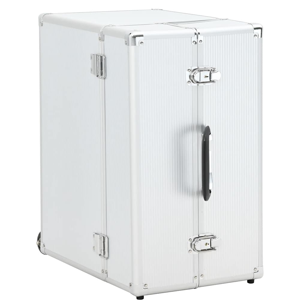 Pilotentrolley Aluminium Zilverkleurig