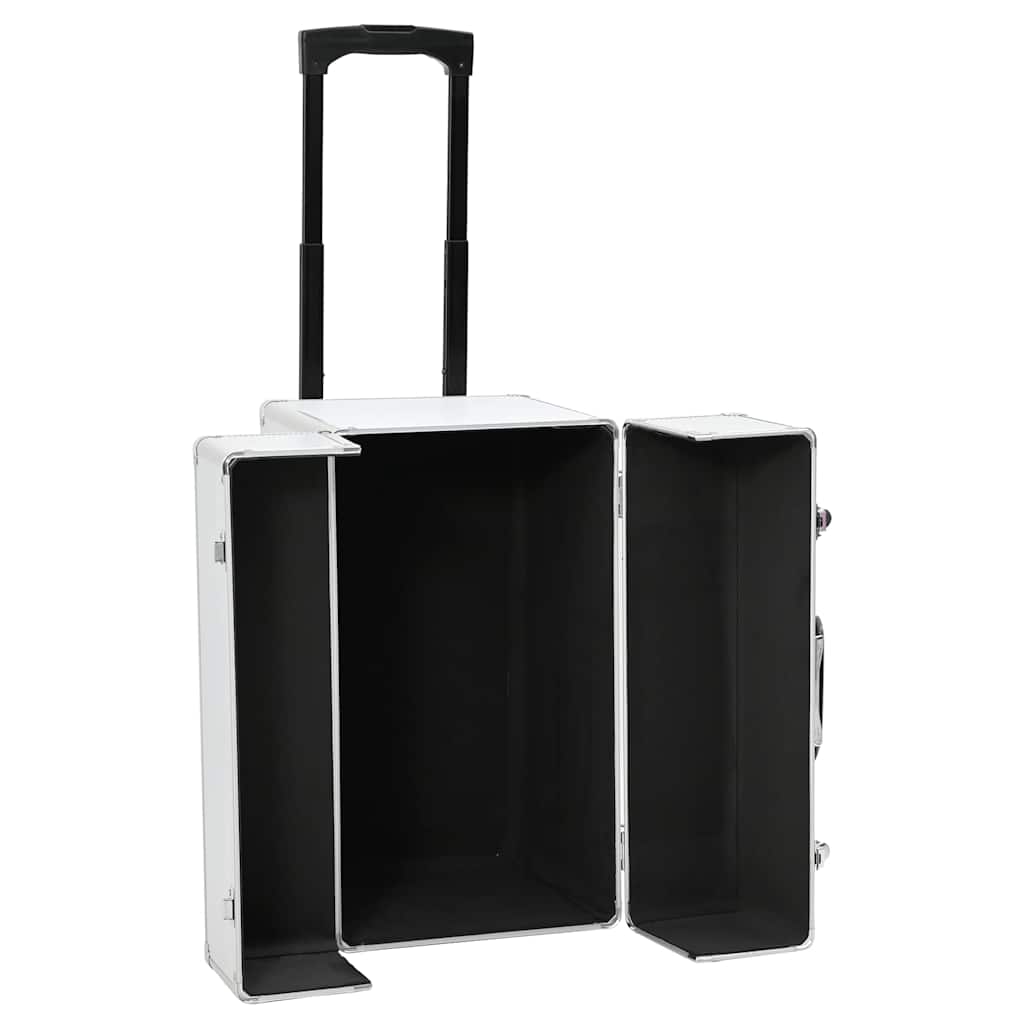 Pilotentrolley Aluminium Zilverkleurig